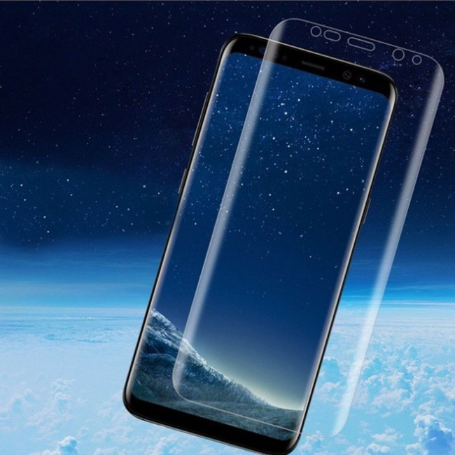 Samsung Galaxy S8 Plus Soft Curved Pet Screen Protector 2Pack Max Shieldz by Margoun - Clear