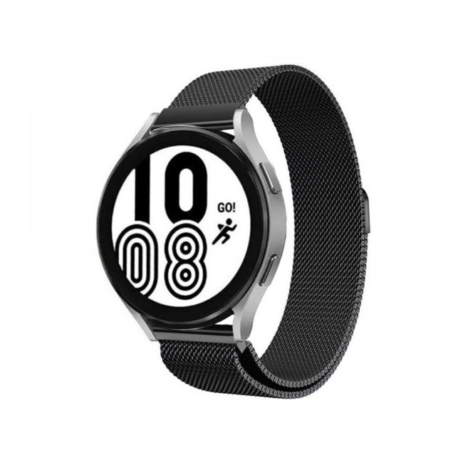 Samsung Galaxy Watch 4 Milanese Band 40-44mm  Henlein Series by Margoun - Black
