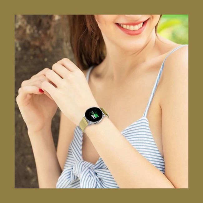 Samsung Galaxy Watch 4 20mm Milanese Band 40-44mm  Henlein Series by Margoun - Gold