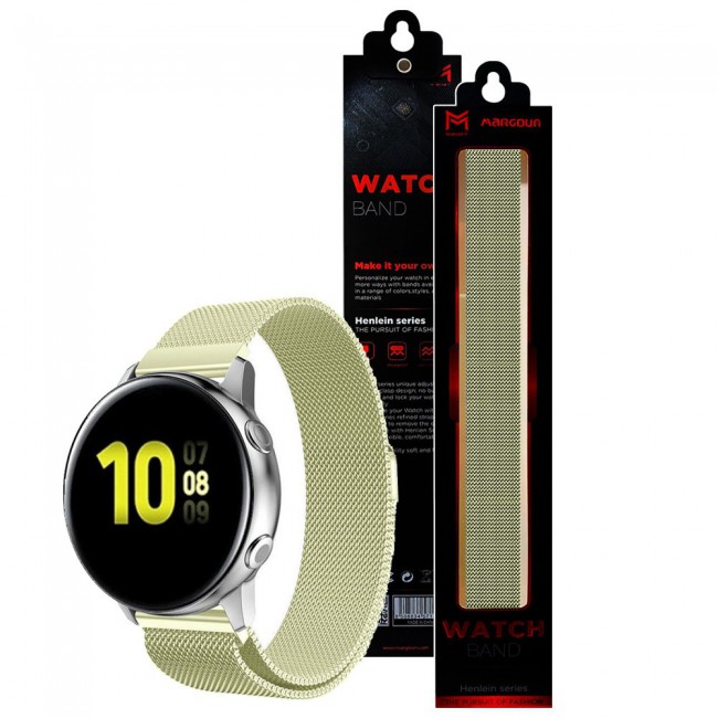 Samsung galaxy watch sales active 2 milanese band