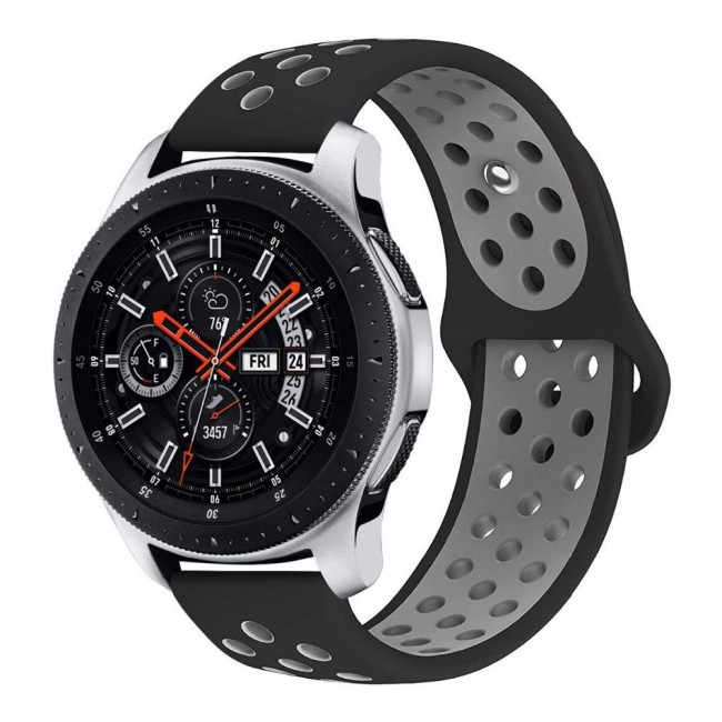Samsung Galaxy Watch Active and Active 2 Silicone 40-44mm Band 20mm Henlein Series by Margoun - Grey