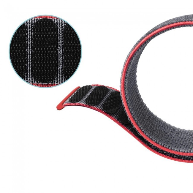 Samsung Galaxy Watch Active and Active 2 40-44mm Nylon Sport Loop Band 20mm - Electric Pink