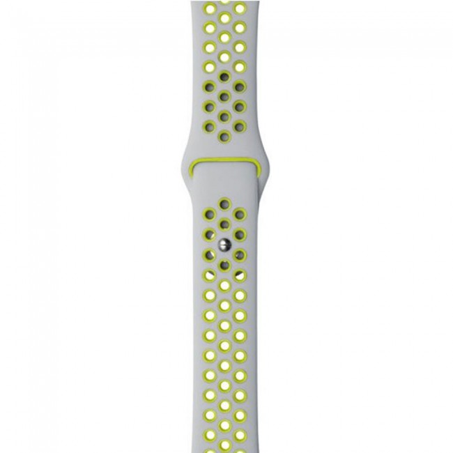 Samsung Galaxy Watch Active and Active 2 Silicone Band 20mm 40-44mm Henlein Series by Margoun - Grey Green