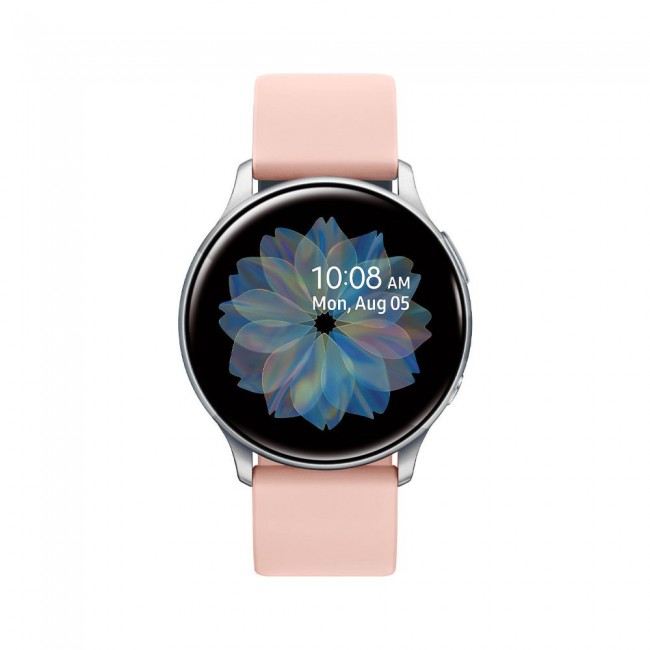 Samsung Galaxy Watch Active and Active 2 Sport Silicone Band 20mm 40-44mm Henlein Series by Margoun - Light Pink