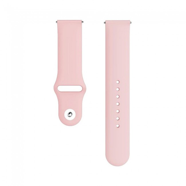 Samsung Galaxy Watch Active and Active 2 Soft Silicone 40-44 Band 20mm Henlein Series by Margoun - Pink