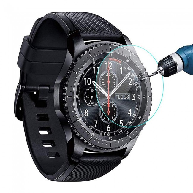 Samsung Gear S3 Frontier S3 Classic 2Pack Screen Protector and Black TPU Cover by Margoun