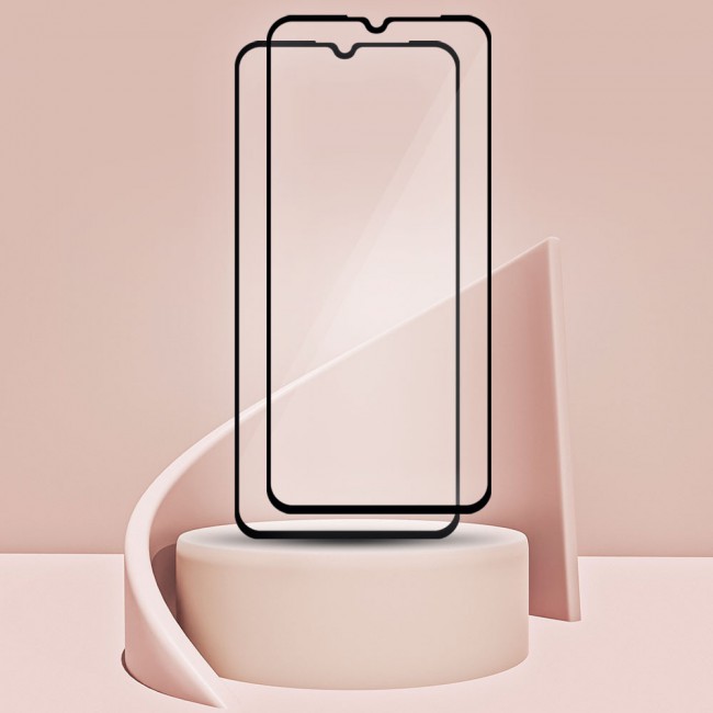 MARGOUN 2 Pack For Samsung Galaxy A13 Tempered Glass Screen Protector With Easy Installation Tray Anti Scratch Bubble Free