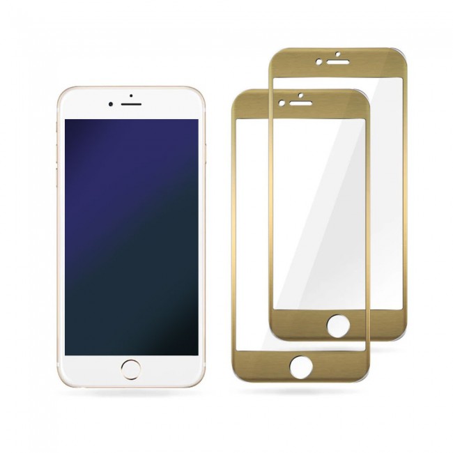 iphone 6 Plus and 6s Plus 2-Pack Screen Protector - Gold