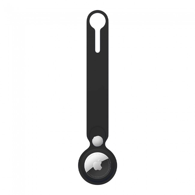 Margoun Silicone AirTag Loop for Apple AirTag – Black