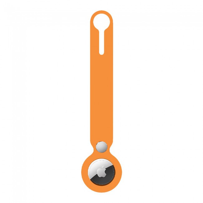 Margoun Silicone AirTag Loop for Apple AirTag – Orange