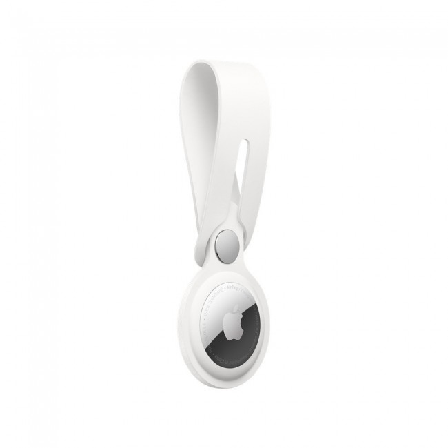 Margoun Silicone AirTag Loop for Apple AirTag – White