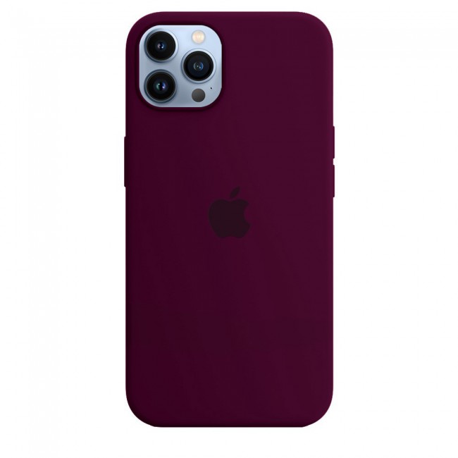 Margoun Silicone Case Cover for Apple iPhone 13 Pro Max - Cherry Red