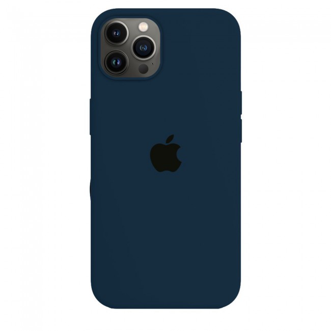 Margoun Silicone Case Cover for Apple iPhone 13 Pro Max - Dark Blue