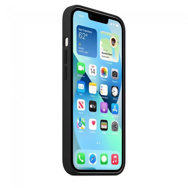 Margoun Silicone Case Cover for Apple iPhone 13 Pro Max - Dark Grey