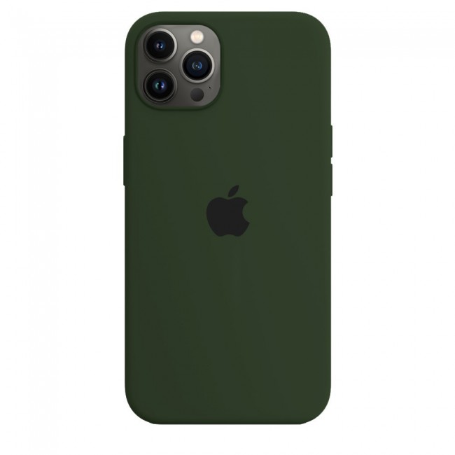Margoun Silicone Case Cover for Apple iPhone 13 Pro Max - Dark Olive Green