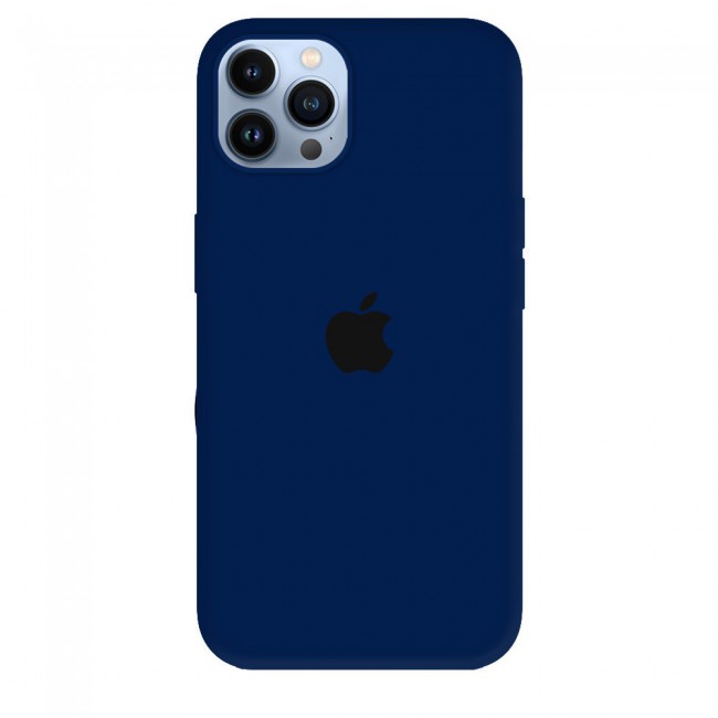 Margoun Silicone Case Cover for Apple iPhone 13 Pro Max - Military Blue
