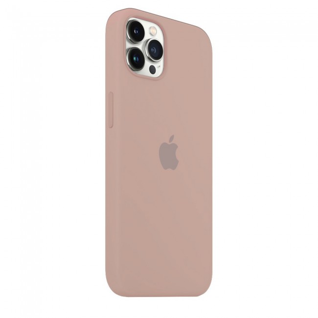 Margoun Silicone Case Cover for Apple iPhone 13 Pro Max - Pink Sand