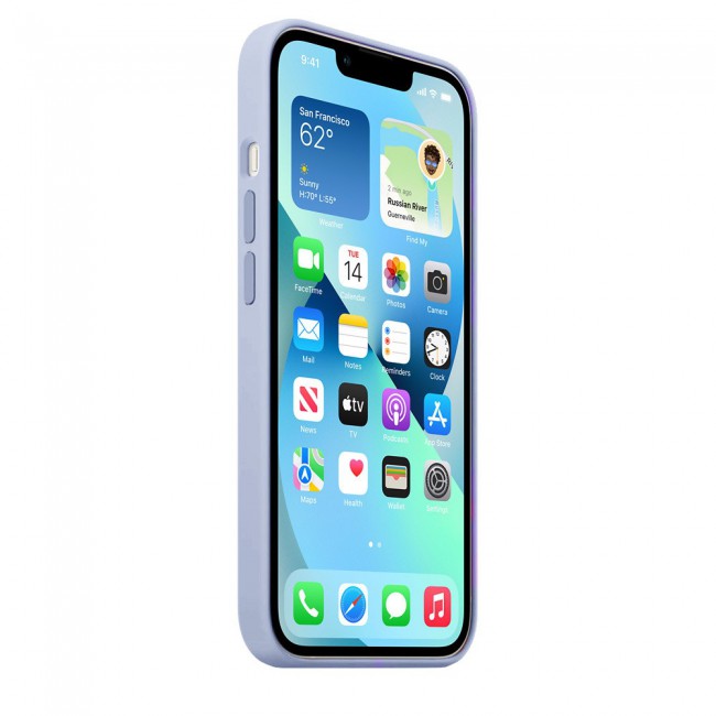 Margoun Silicone Case Cover for Apple iPhone 13 Pro Max - Light Grey
