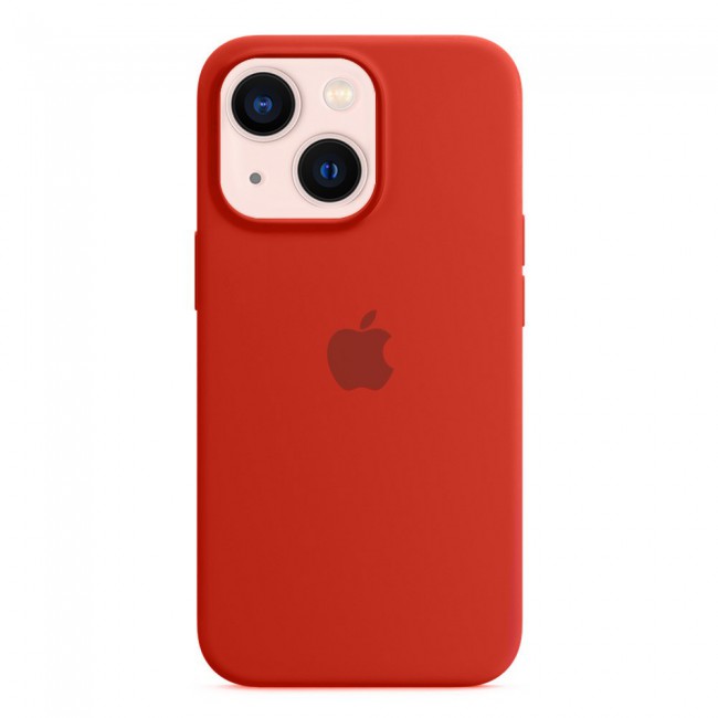 Margoun Silicone Case Cover for Apple iPhone 13 - Red
