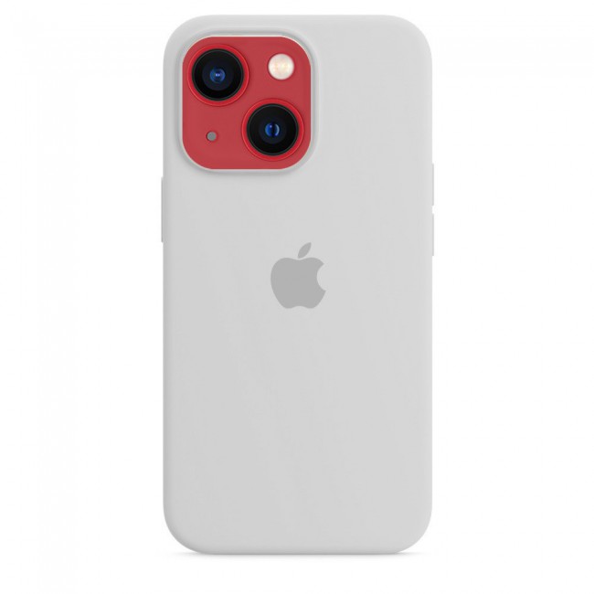 Margoun Silicone Case Cover for Apple iPhone 13 - Light Grey
