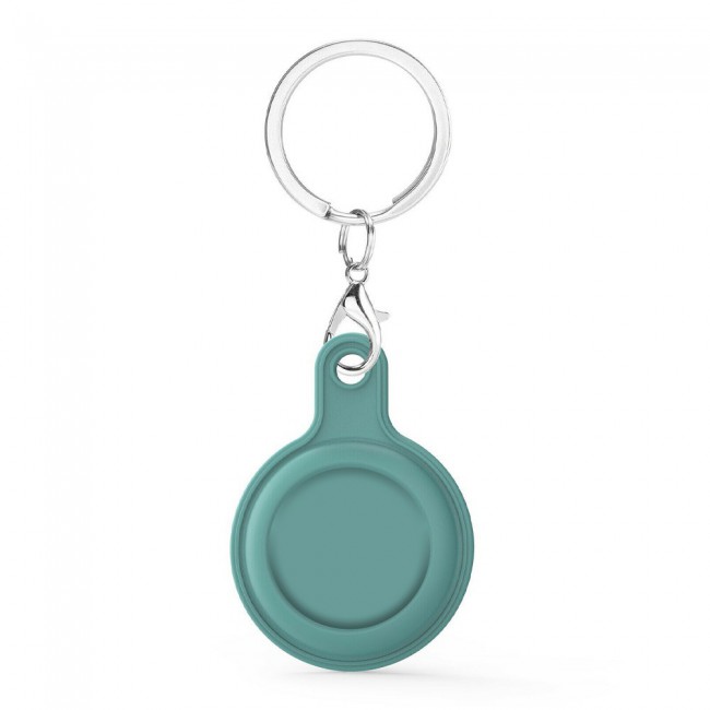 Margoun Silicone Key Ring for Apple AirTag - Sage Green
