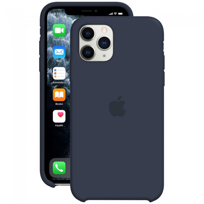 Margoun Silicone Case Cover for Apple iphone 11 Pro Max - Midnight Blue
