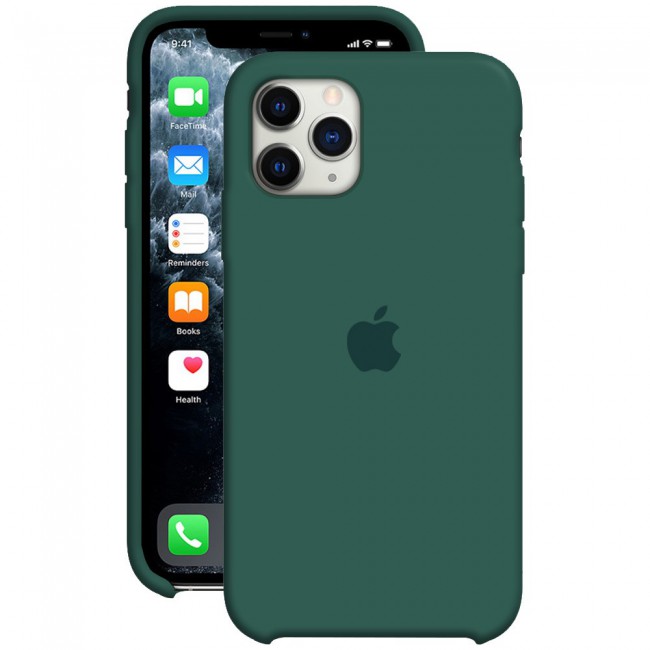 Margoun Silicone Case Cover for Apple iphone 11 Pro Max - Pine Green