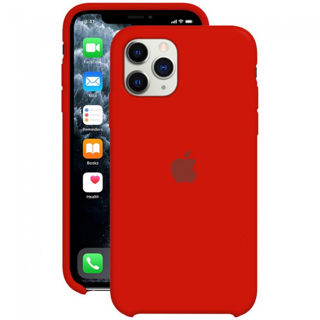 Margoun Silicone Case Cover for Apple iphone 11 Pro Max - Red