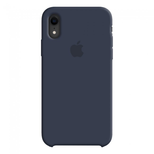 Silicone Protective Case Cover for Apple iPhone XR - Midnight Blue