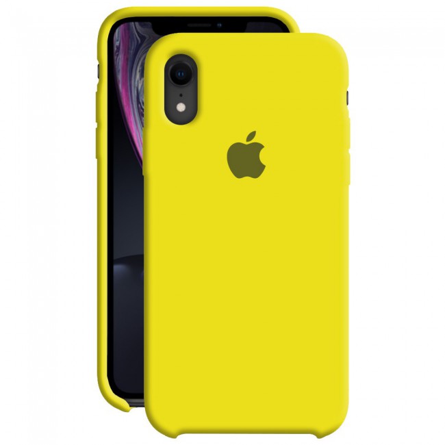 Silicone Protective Case Cover for Apple iPhone XR - Yellow