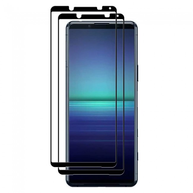 Sony Xperia 5 iii Side Black 3D Screen Protector Super Shieldz by Margoun - 2-Pack