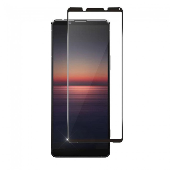 Sony Xperia 5 iii Glass 3D Tempered Screen Protector Ultimate by Margoun - Side Black
