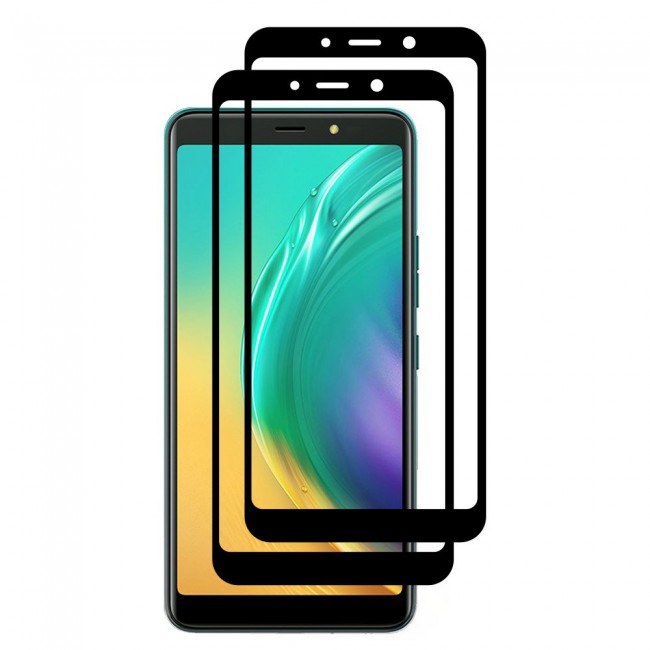 Tecno Phantom 8 2Pack Full Glue 3D Tempered Glass Screen Protector Super Shieldz Margoun