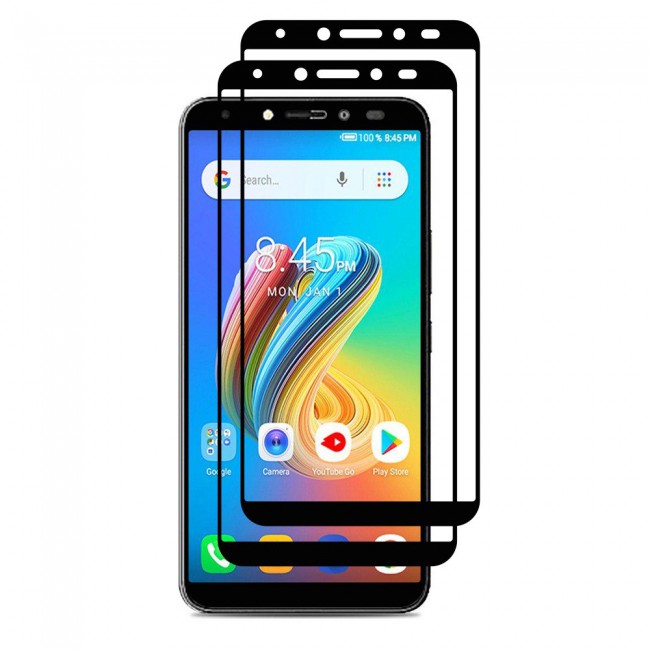 Tecno Pouvoir 2 LA7 2Pack Full Glue 3D Tempered Glass Screen Protector Super Shieldz Margoun