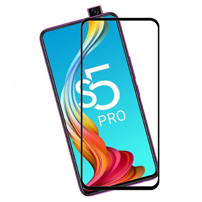 Tecno S5 Pro Full Glue 3D Tempered Glass Screen Protector Grand Shieldz by Margoun