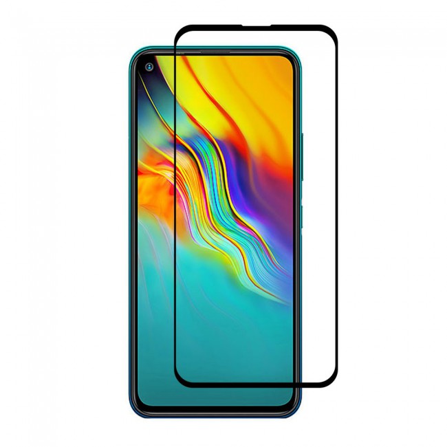 Tecno Smart 4 Full Glue 3D Tempered Glass Screen Protector Grand Shieldz by Margoun