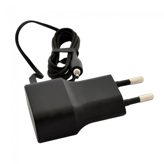 Margoun Thin Pin AC-11E (2mm) Charger with EU 2-Pin Plug for Nokia Phones - Black