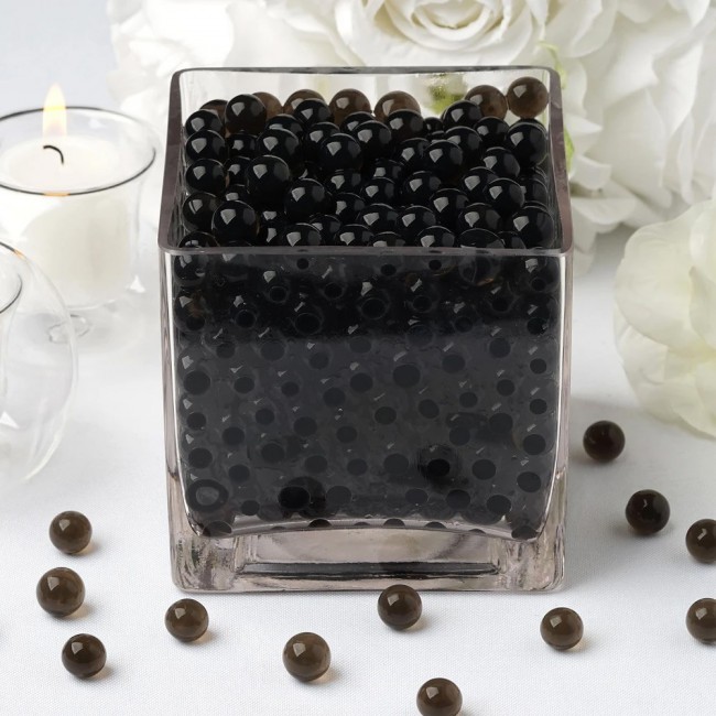 Water Beads Jelly Water Balls 1000Pcs 33 grams - Black