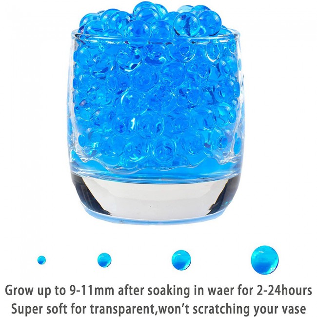 Water Beads Jelly Water Balls 500Pcs 16.5 grams - Blue