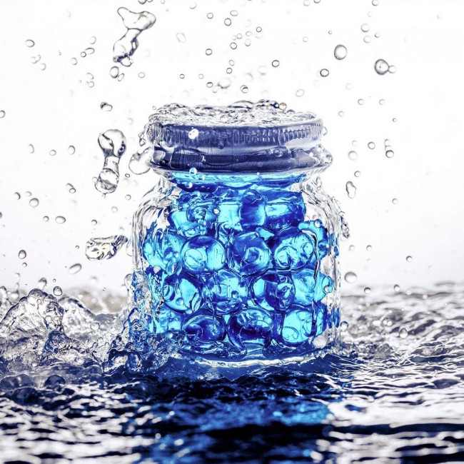 Water Beads Jelly Water Balls 1000Pcs 33 grams - Blue