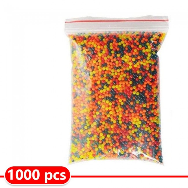 Water Beads Jelly Water Balls 1000Pcs 33 grams - Multicolor
