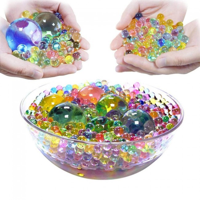 Water Beads Jelly Water Balls 500Pcs 16.5 grams - Multicolor