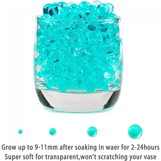 Water Beads Jelly Water Balls 500Pcs 16.5 grams - Turquoise