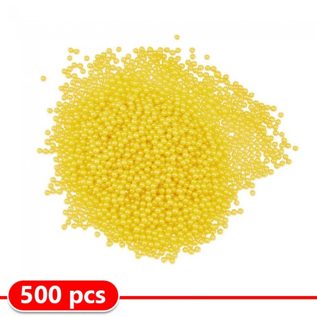 Water Beads Jelly Water Balls 500Pcs 16.5 grams - Yellow