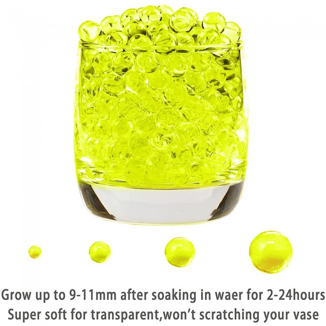 Water Beads Jelly Water Balls 1000Pcs 33 grams - Light Green