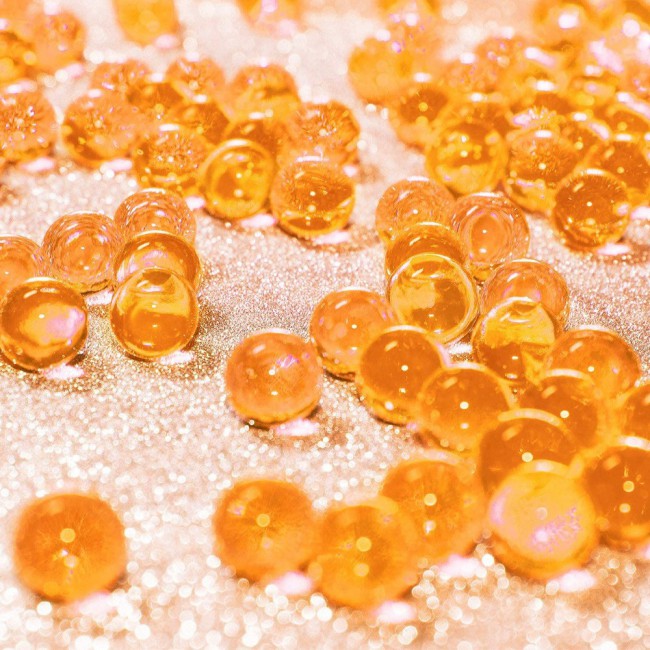 Water Beads Jelly Water Balls 500Pcs 16.5 grams - Orange