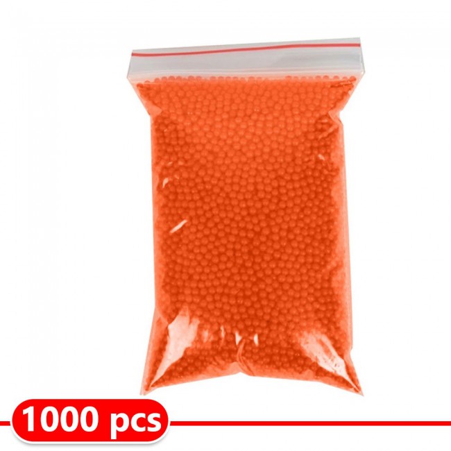Water Beads Jelly Water Balls 1000Pcs 33 grams -  Orange