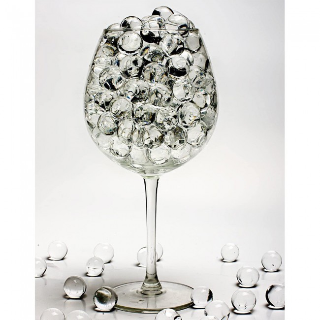 Water Beads Jelly Water Balls 500Pcs 16.5 grams - Clear