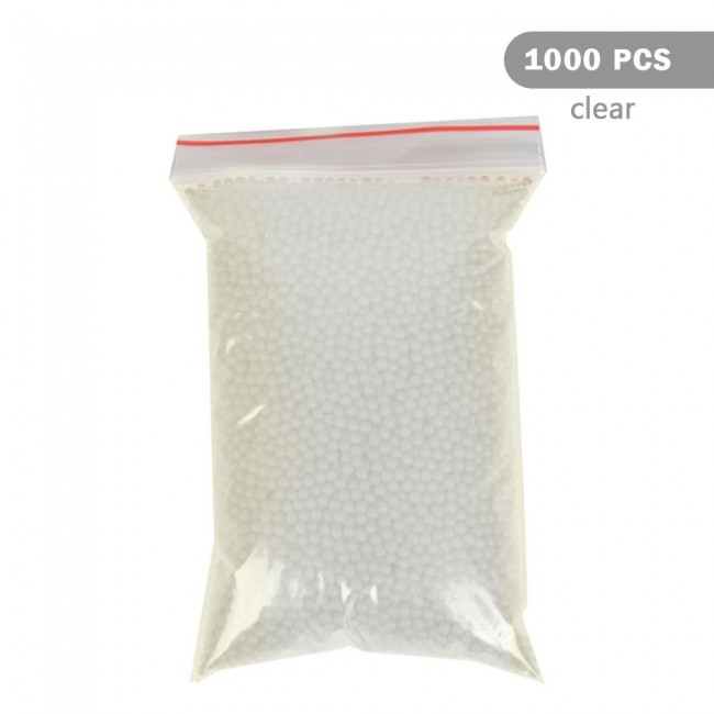 Water Beads Jelly Water Balls 1000Pcs - Black , Red , Orange , Yellow , Clear , Light Green , Dark Green , Multicolor
