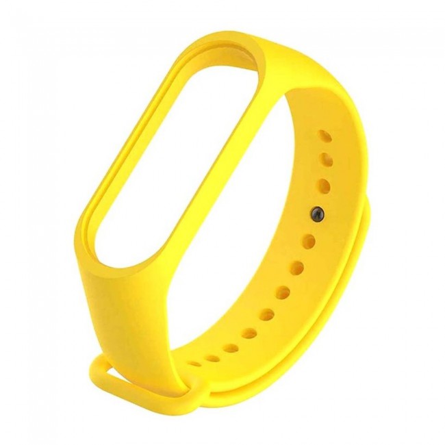 Margoun Silicone Band for Xiaomi Mi Band 3 and Mi Band 4 - Yellow